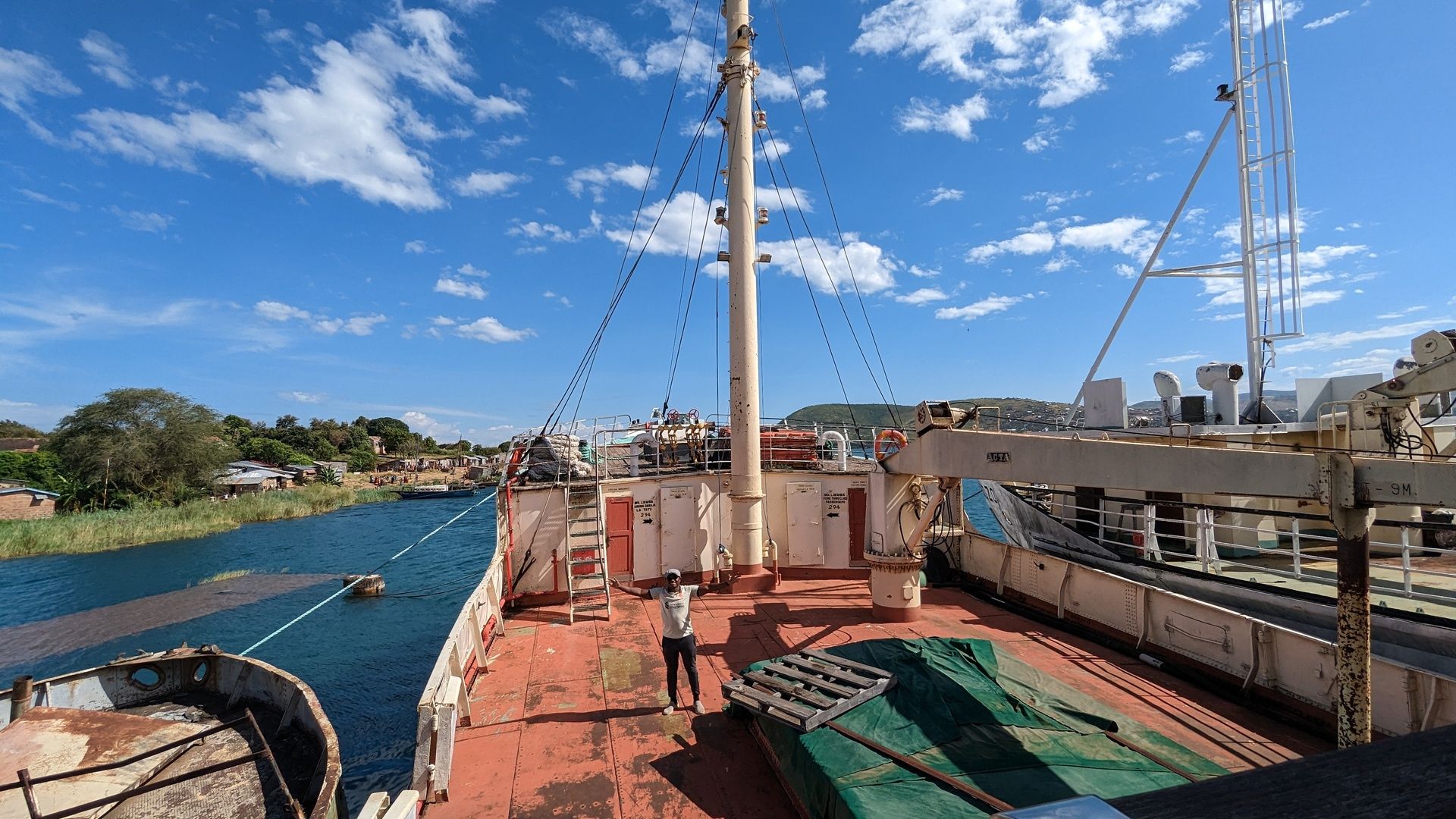 Mv Liemba deck